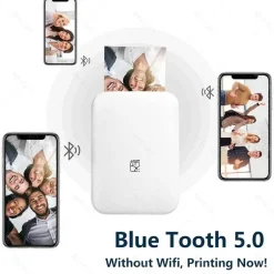 Tragbarer WLAN-Farbfotodrucker MT53 – kompakt, kabellos und einfach zu bedienen