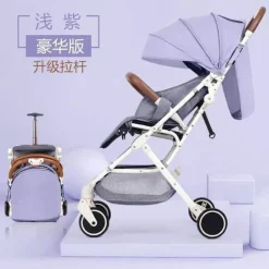 Tragbarer, zusammenklappbarer Kinderwagen – modernes, futuristisches Design