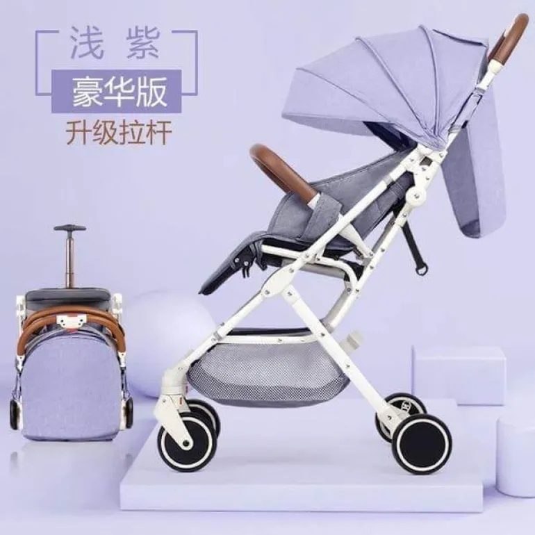 Tragbarer, zusammenklappbarer Kinderwagen – modernes, futuristisches Design