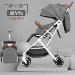 Tragbarer, zusammenklappbarer Kinderwagen – modernes, futuristisches Design