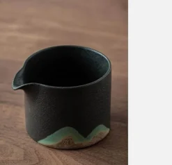 Tragbares Bergteekanne-Set – Reise-Keramikteekanne mit 3 Tassen