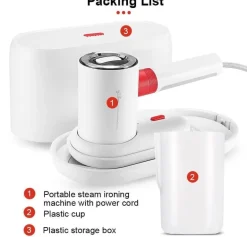 Tragbares Dampfbügeleisen – Kompakte Reisebügelmaschine