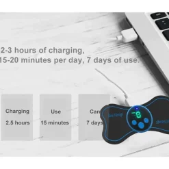 Tragbares elektrisches Mini-Nacken- und Körpermassagegerät – Gerät zur Schmerzlinderung