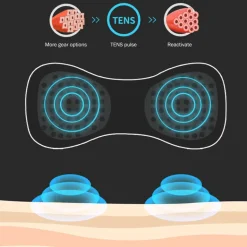Tragbares elektrisches Mini-Nacken- und Körpermassagegerät – Gerät zur Schmerzlinderung