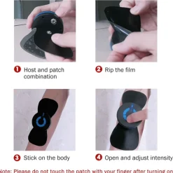 Tragbares elektrisches Mini-Nacken- und Körpermassagegerät – Gerät zur Schmerzlinderung