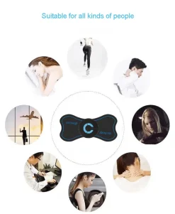 Tragbares elektrisches Mini-Nacken- und Körpermassagegerät – Gerät zur Schmerzlinderung