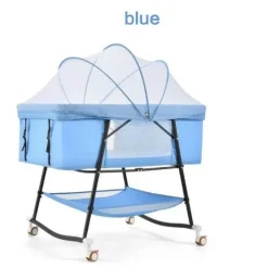 Tragbares, faltbares Babybett mit Moskitonetz – Reisebett für Kleinkinder