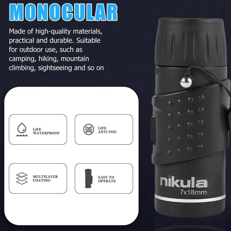 Tragbares Mini-Monokular-Teleskop – Ideal für Camping und Outdoor
