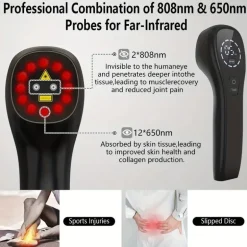Tragbares Rotlichttherapiegerät – Verbesserte Infrarot-LED zur Muskel- und Gelenkentspannung