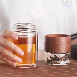 Tragbares Tee-Ei – praktisches Aufbrühgerät aus Glas für Teeliebhaber
