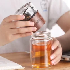 Tragbares Tee-Ei – praktisches Aufbrühgerät aus Glas für Teeliebhaber