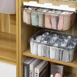 Transparent Clothes Organizer - Wardrobe Storage Solution