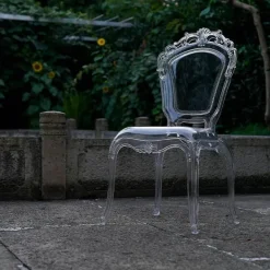 Transparent Nordic Dining Chair - Modern Durable Design