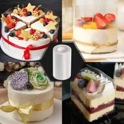 Transparente Acetat-Kuchenfolie für die Präsentation der Mousse-Dekoration