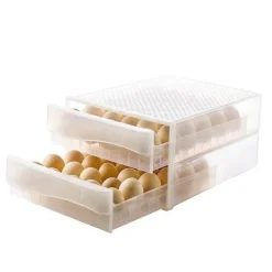 Transparente Eierschublade – Kühlschrank-Organizer-Behälter für Eier