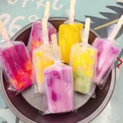 Transparente Eisbeutel – Aufbewahrung für Eis am Stiel