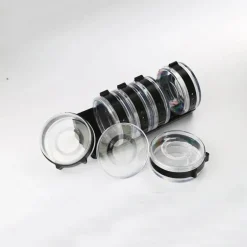 Transparente Gewürzbehälter - Salz- und Pfefferstreuer mit Mühle