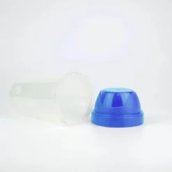 Transparente 300-ml-Protein-Shaker-Flasche zum mühelosen Mischen von Wasser und Nahrungsergänzungsmitteln