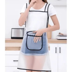 Transparente, wasserdichte Kochschürze – Küchen-Kochzubehör