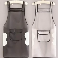 Transparente, wasserdichte Kochschürze – Küchen-Kochzubehör
