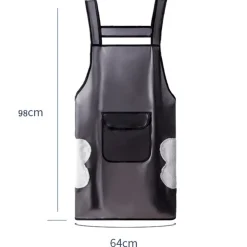Transparente, wasserdichte Kochschürze – Küchen-Kochzubehör