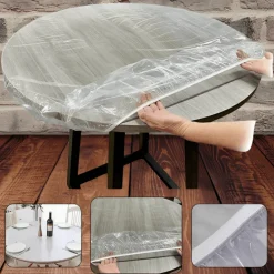Transparente, wasserdichte Tischdecke aus PVC – langlebige Schutzhülle