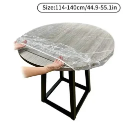 Transparente, wasserdichte Tischdecke aus PVC – langlebige Schutzhülle