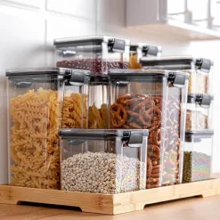 Transparenter Getreidevorratsbehälter – luftdichter Lebensmittel-Organizer