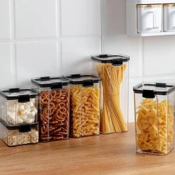 Transparenter Getreidevorratsbehälter – luftdichter Lebensmittel-Organizer