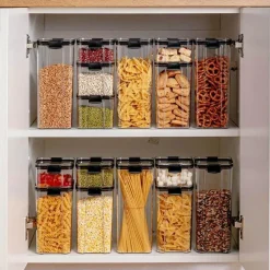 Transparenter Getreidevorratsbehälter – luftdichter Lebensmittel-Organizer