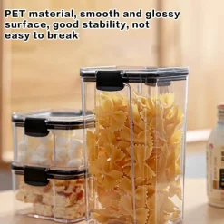 Transparenter Getreidevorratsbehälter – luftdichter Lebensmittel-Organizer