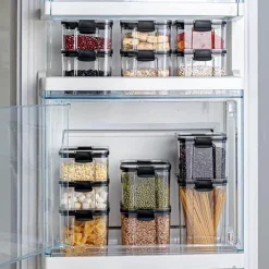 Transparenter Getreidevorratsbehälter – luftdichter Lebensmittel-Organizer