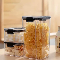 Transparenter Getreidevorratsbehälter – luftdichter Lebensmittel-Organizer
