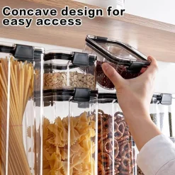 Transparenter Getreidevorratsbehälter – luftdichter Lebensmittel-Organizer