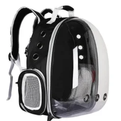 Transparenter Haustier-Tragerucksack – Atmungsaktive Reisetasche für Katzen und Hunde