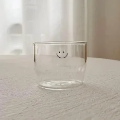 Transparenter, hitzebeständiger Kaffeebecher aus Glas – ideal für Milch, Tee, Saft, Homeoffice