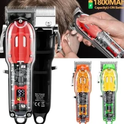 Transparenter LCD-Haarschneider – Professionelles Pflegewerkzeug