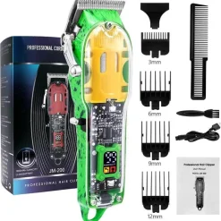 Transparenter LCD-Haarschneider – Professionelles Pflegewerkzeug