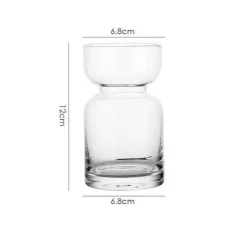 Transparenter Saturn-Glasbecher – Vielseitiger Becher für Kaffee, Bier und Saft