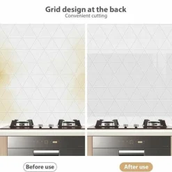 Transparenter, spritzwassergeschützter Wandaufkleber – wasserfester Schutzkleber