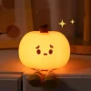 Traurige Kürbis-Touch-Sensor-Lampe - Halloween-Dekor