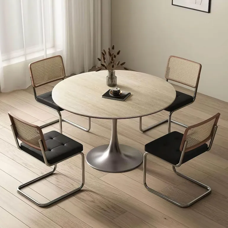 Travertin Esstisch - Eleganter Natursteintisch