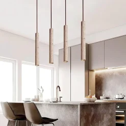 Travertin-Pendelleuchte - Willa Deckenleuchte