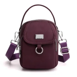 Trendy Leder Messenger Bag - Schicke Damen Crossbody Handtasche