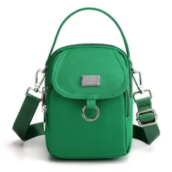 Trendy Leder Messenger Bag - Schicke Damen Crossbody Handtasche
