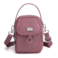 Trendy Leder Messenger Bag - Schicke Damen Crossbody Handtasche