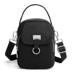 Trendy Leder Messenger Bag - Schicke Damen Crossbody Handtasche