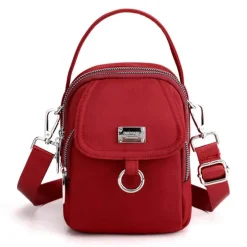 Trendy Leder Messenger Bag - Schicke Damen Crossbody Handtasche