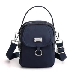 Trendy Leder Messenger Bag - Schicke Damen Crossbody Handtasche