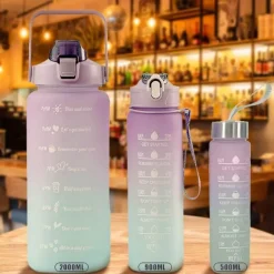 Trinkflasche – Zeitmarkierungsflasche für die tägliche Aufzeichnung